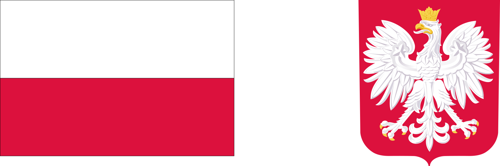 Barwy i godło Rzeczypospolitej Polskiej - dofinansowano ze środków budżetu państwa